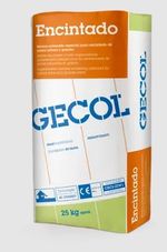 Mortero de cal natural y conglomerante hidráulico, Encintado de Gecol. Saco 25 kg